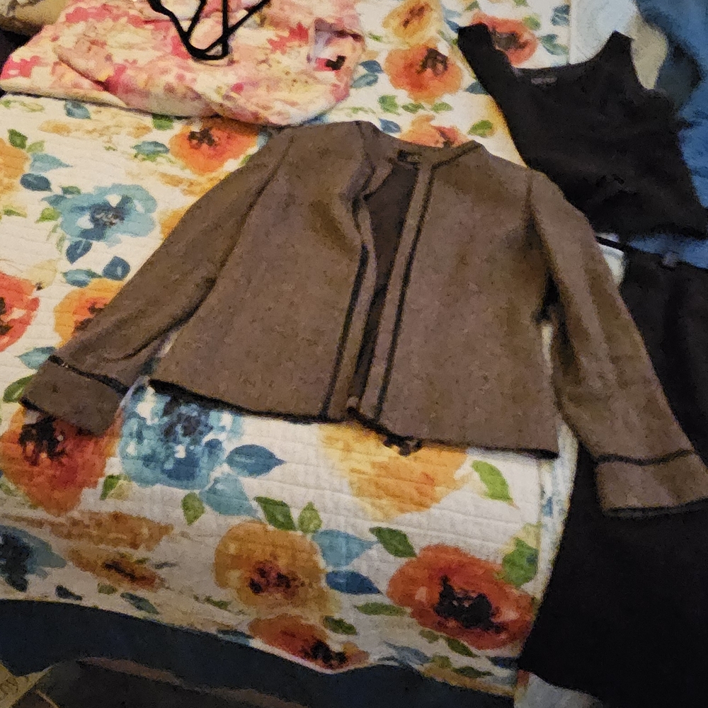 Elegant Women's 3 Piece Suit in Sophisticated Brown